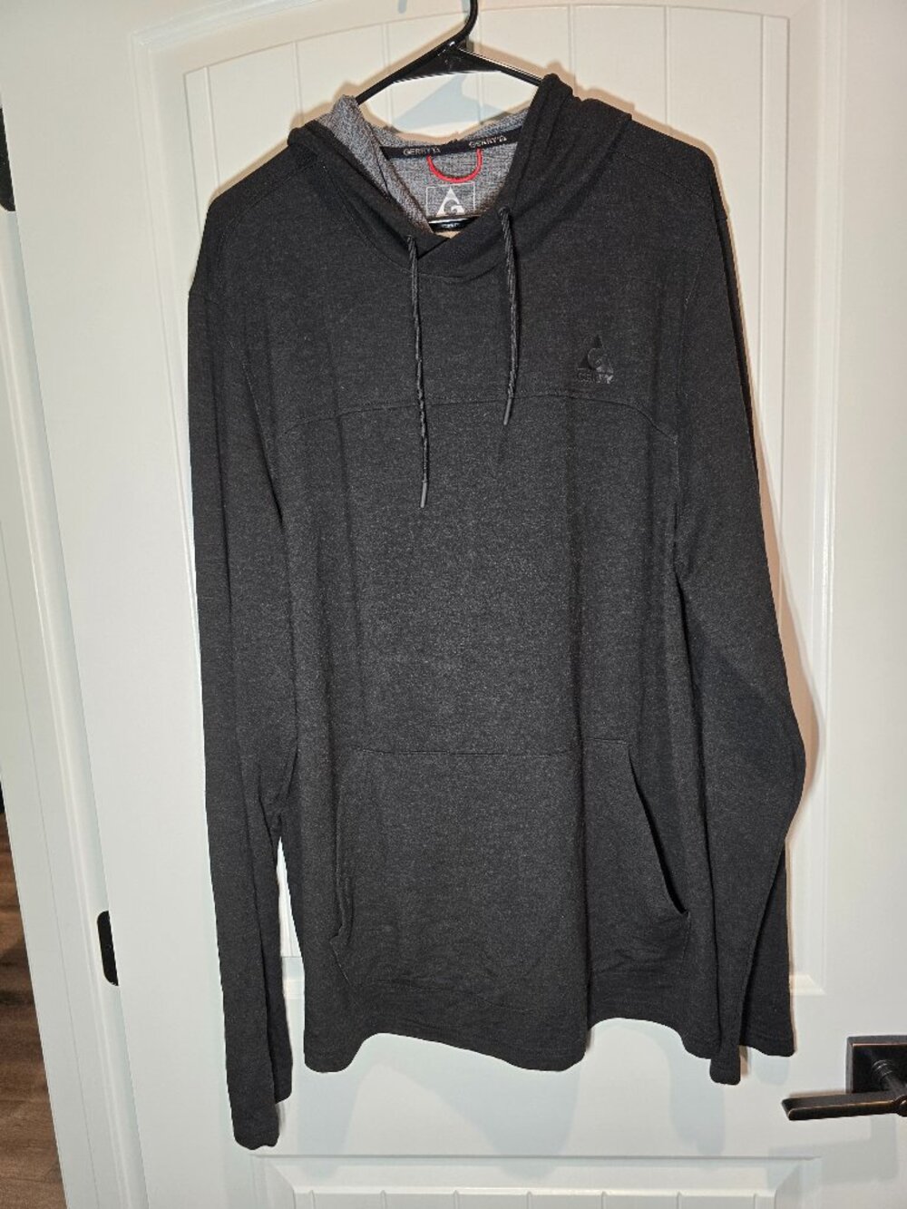 Mens Long Sleeve Hoodie Size XL Black